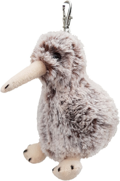 Brown Kiwi bag or key clip