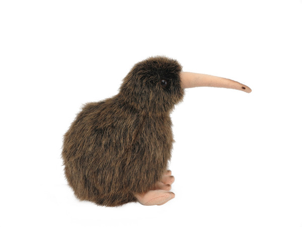 NZ Native Kiwi soft toy with sound (12cm)