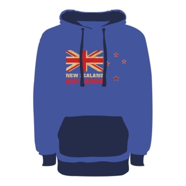 Kiwiana Hoodie - Vintage NZ Flag