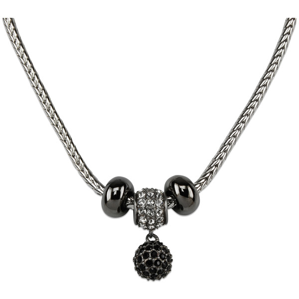 Swarovski Crystal moving bead necklace