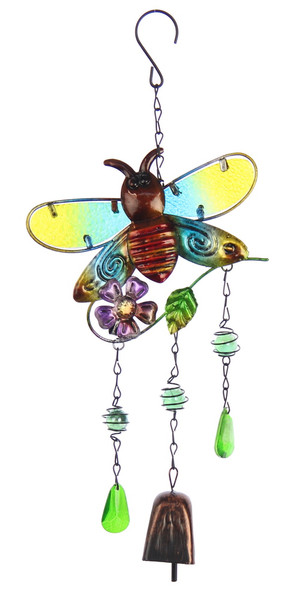 bee with 3 drops and a bell wind chime