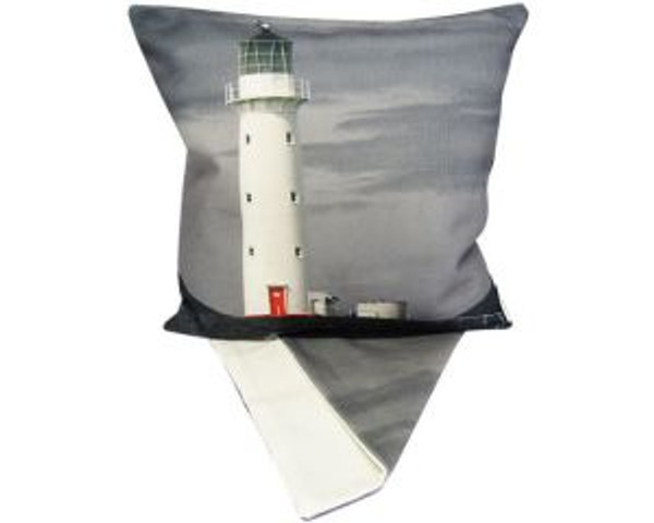 NZ Cape Egmont lighthouse - cushion cover