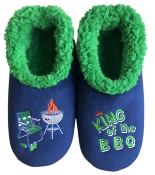 King of the BBQ Slumbies slippers