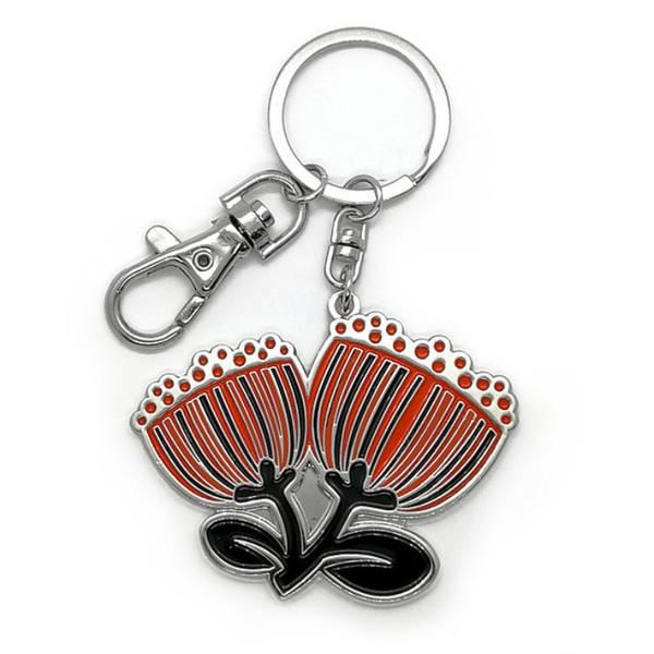 Scandi Pohutukawa - Key Ring