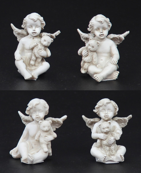 Cherub with teddy (price per cherub)