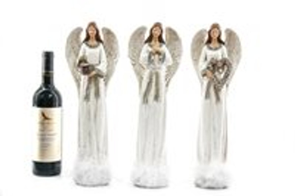 Standing White Angels
