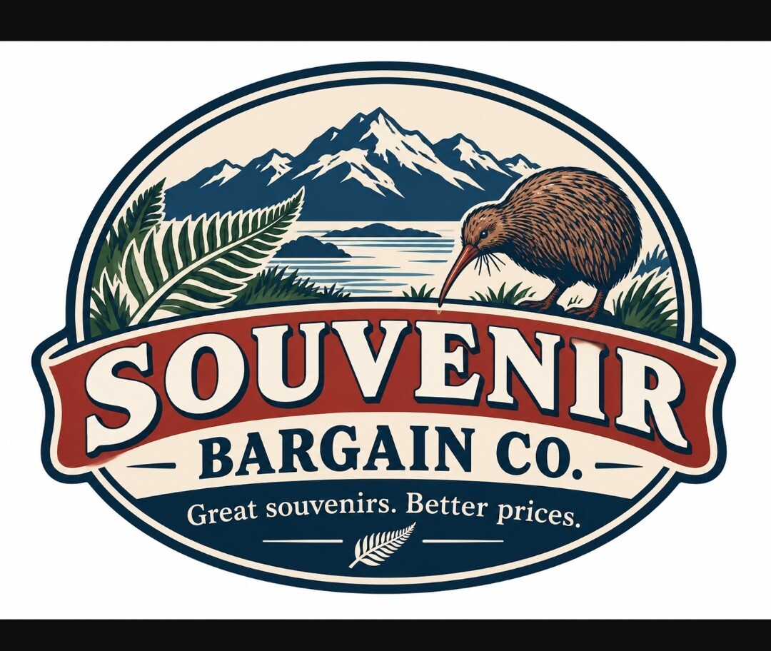 Souvenir Bargain Company &mdash; Great souvenirs. Better prices. Kiwi, fern and New Zealand mountain logo
