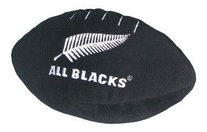 Soft plush All Blacks Rugby ball (22cm) - Adore Collection
