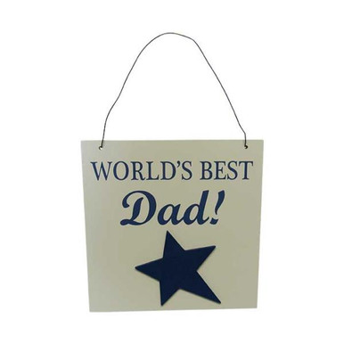 Top Dad Sign Worlds Best Dad - Sign - Adore Collection