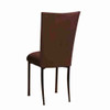 Chameleon Cocoa Brown Suede Chair