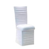Chloe White Chameleon Chair (Full Cover)