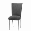 Chameleon Charcoal Suede Chair