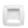 White Square Dinner Plate 25cm (Pack size 10) - Deep