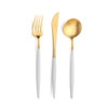 Goa White & Gold Dinner Fork