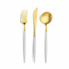 Goa White & Gold Starter/Dessert Fork