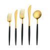 Goa Black & Gold Cutlery Collection (Pack Size 1)