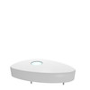 Avocado Ottoman White Leather