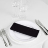 Silk Taffeta Napkin Black 20in x 20in