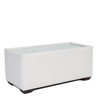 Sorrento Coffee Table White Leather