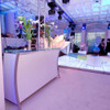 Tiered Bar with Glass Top