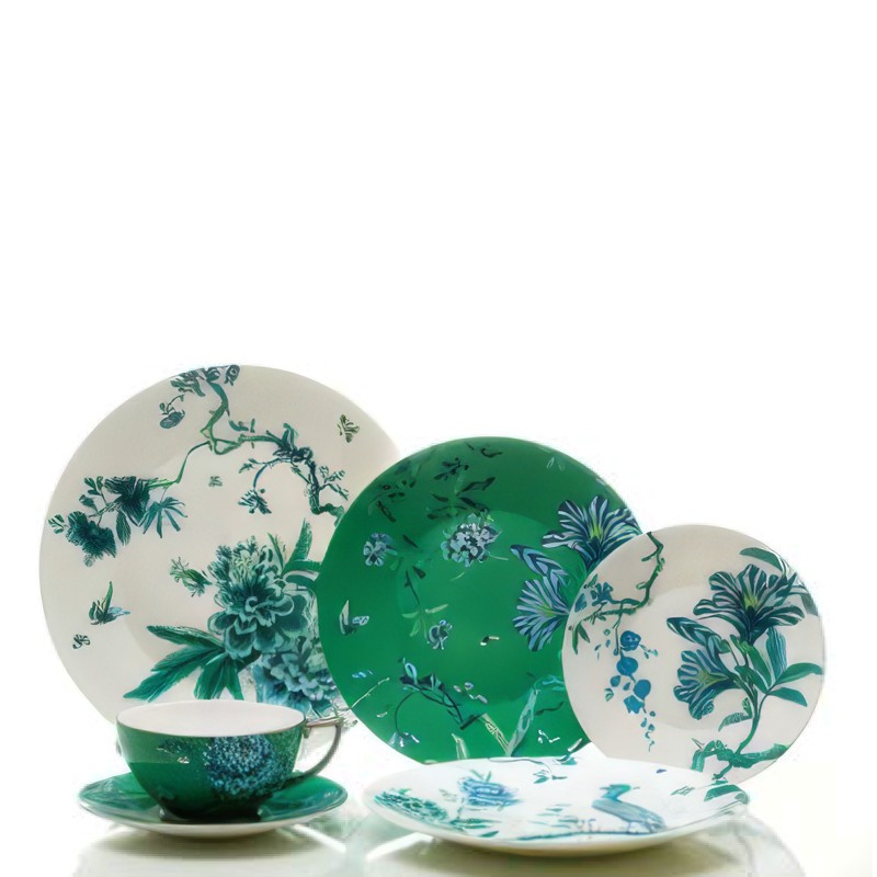 JASPER CONRAN AT 皿 2枚セット Jasper Conran at Wedgwood Wedgwood Jasper Conran Peacock Green Sta