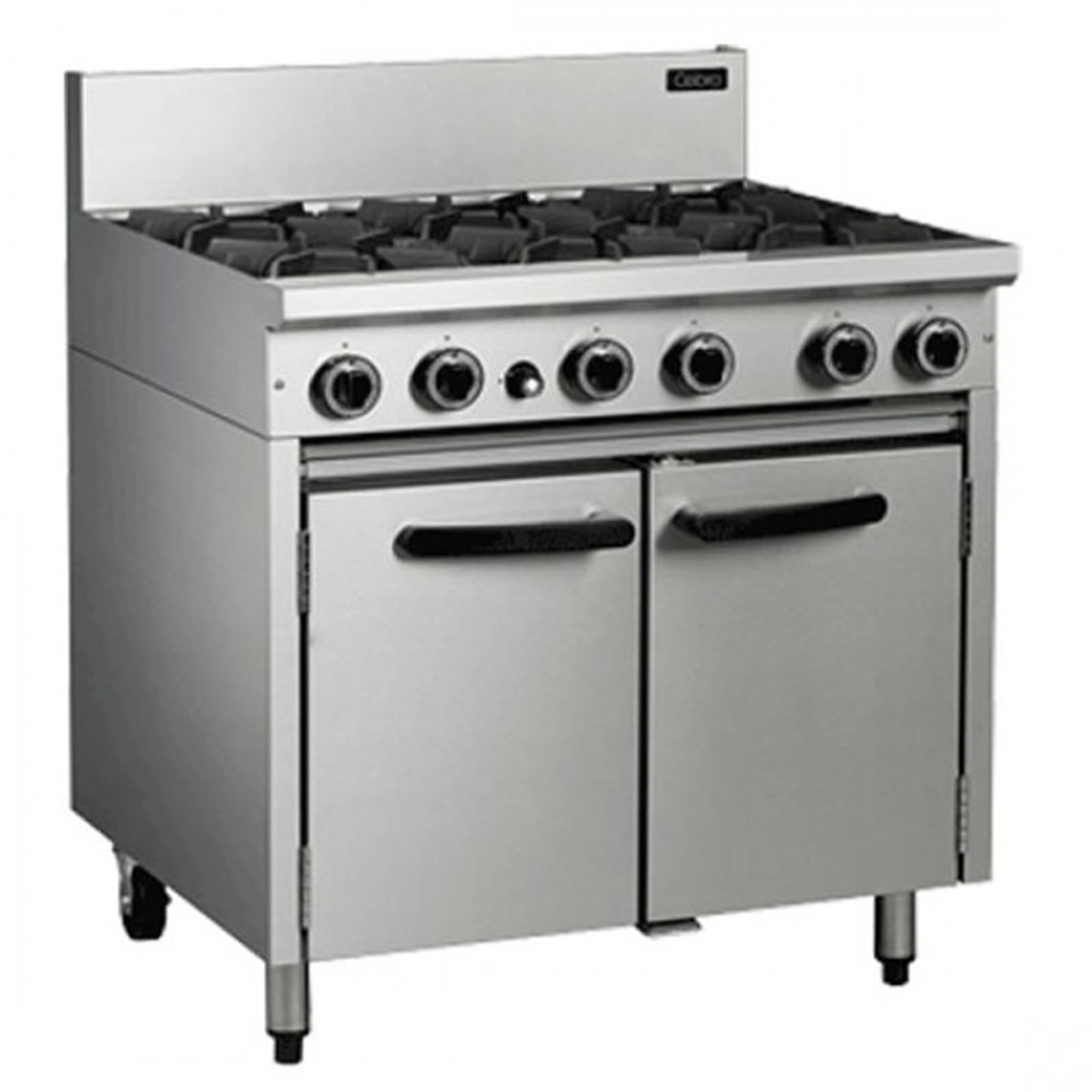 Blue Seal Cooking Equipment Hire Gas Industrial 6 Ring CookerCaterhire