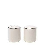 Silver Rim Salt & Pepper Set 8cm (Pack Size 1)