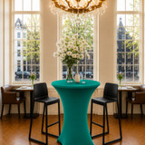 Spandex Hunter Green Pod Table Cover