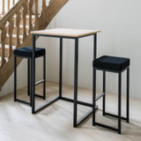 Cube Black High Bar Table