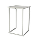 Cube White High Bar Table