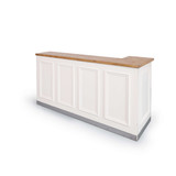 Victoria Oak Right Corner Bar 7.2ft