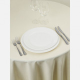 Linen Tablecloth Ivory 70in x 108in