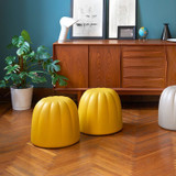 Candy Ottoman Yellow - Small