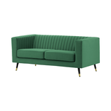 Capri 2 Seater Sofa Dark Green