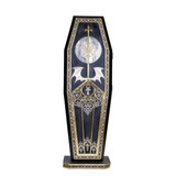 Coffin with head inside