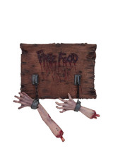Free Food Sign with hands in chains