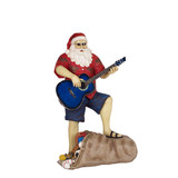 Santa In Shorts With Guitar