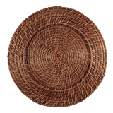 Rattan Charger Plate - Brown (Pack size 1)