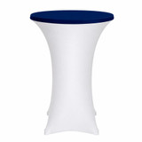Spandex Dark Blue Pod Table Topper