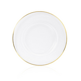 Gold Rim Charger Plate