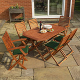 6-Seater Wooden Garden Set