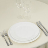 Ivory Linen Tablecloth 70in X 70in