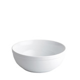 White Round Serving Bowl 25cm x 10cm