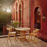 Nina Oak Dining Chair for Hire