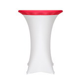 Spandex Pod Table Topper Red