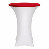 Spandex Pod Table Topper Red