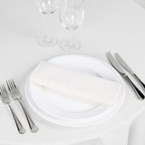 Linen Napkin White 20in x 20in