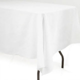 Linen Tablecloth White 70in x 108in