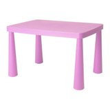 Children's Table Rectangular Pink