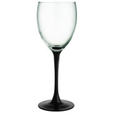 Black Stem Wine Glass 12oz (Case Size 10)